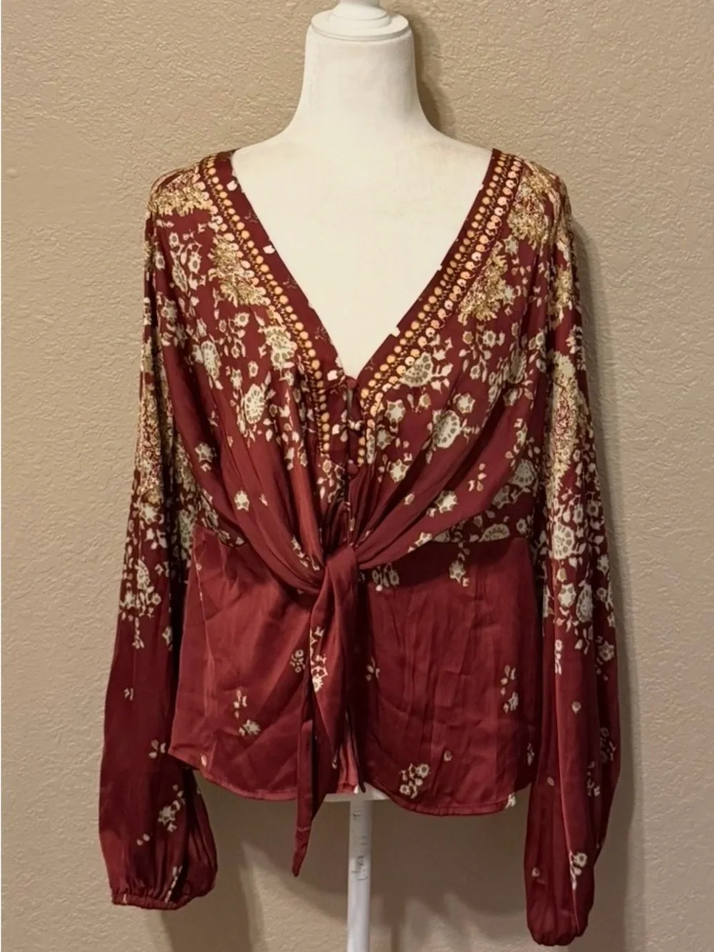 Free People Run Free Tunic in Chocolate Combo